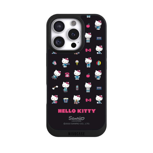 Apple iPhone 16 Pro NIVOpure Hello Kitty 90s Schwarz