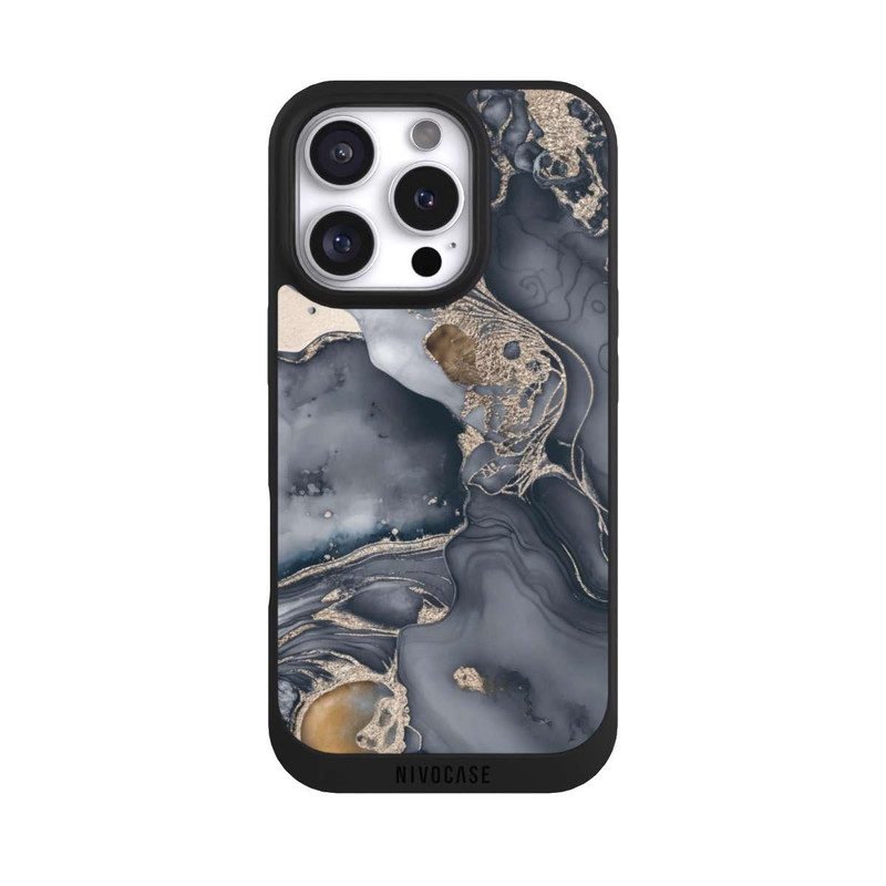 iPhone 16 Pro NIVOpure Alcohol Ink Gold Grey