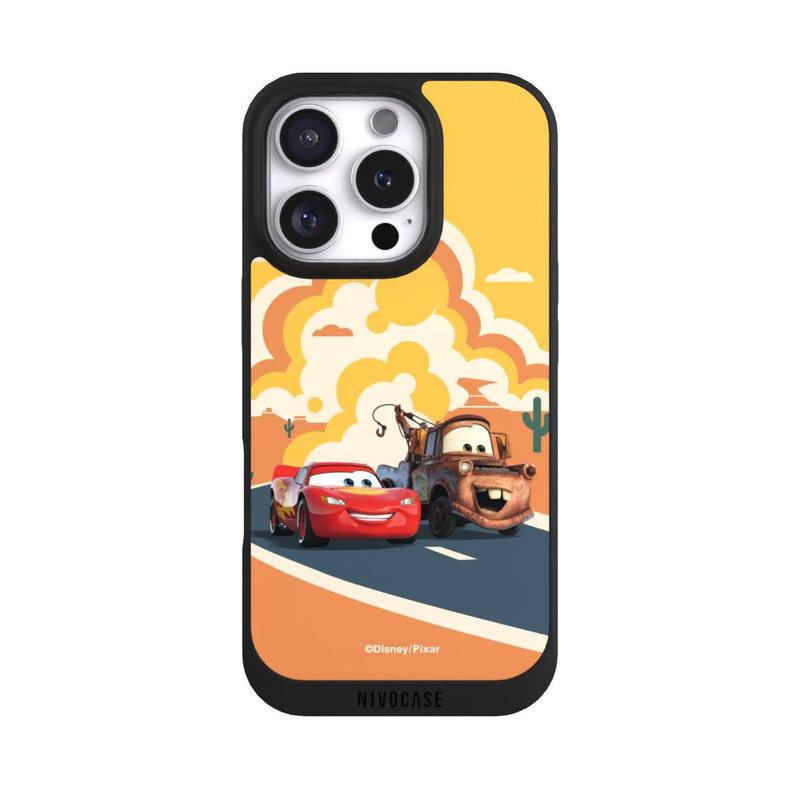 iPhone 16 Pro NIVOpure Disney Cars Lightning McQueen Und Hook on the Road