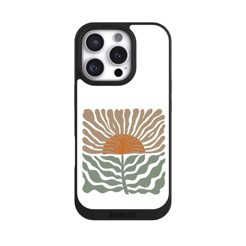 iPhone 16 Pro NIVOpure Fleurs au Lever du Soleil Boho