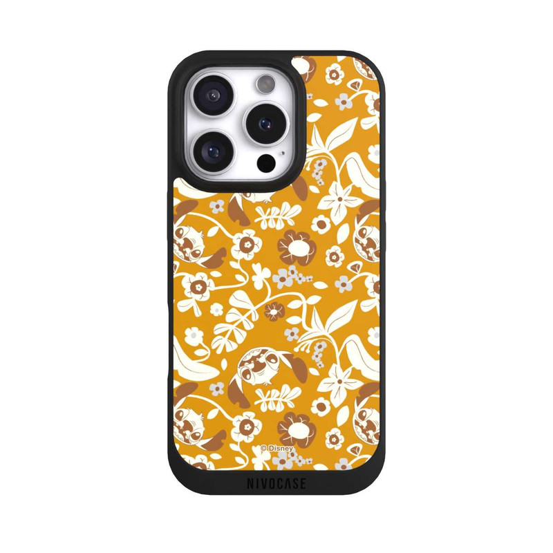 iPhone 16 Pro NIVOpure Stitch Floral Mustard Pattern