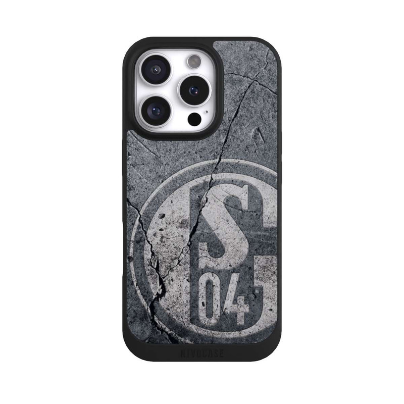 iPhone 16 Pro NIVOpure Schalke 04 Beton Look