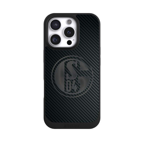 Apple iPhone 16 Pro NIVOpure Schalke 04 Carbon Look