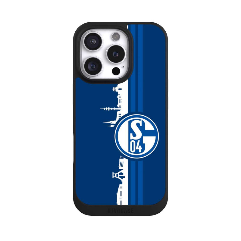 iPhone 16 Pro NIVOpure Schalke 04 Skyline Blau