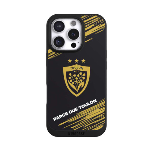 Apple iPhone 16 Pro NIVOpure RCT Logo Gold Monochrom
