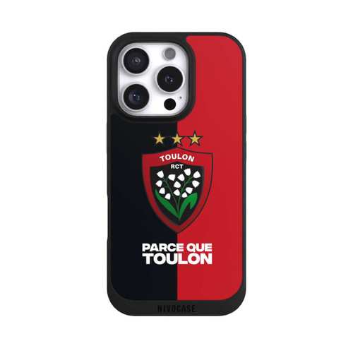 Apple iPhone 16 Pro NIVOpure Logo Rot Schwarz RCT