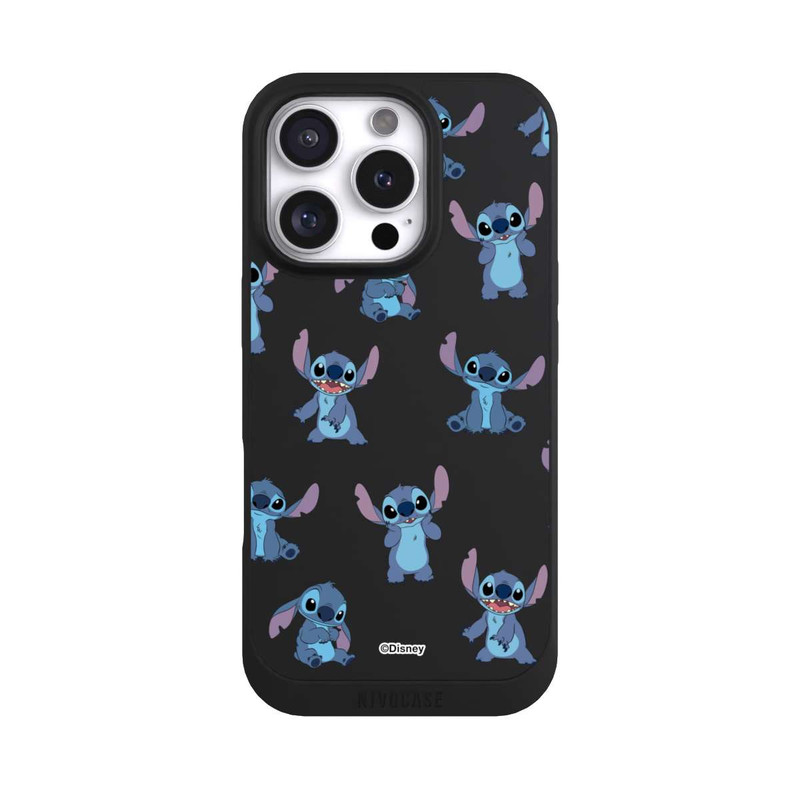 iPhone 16 Pro NIVOpure Stitch Faces Pattern Transparent