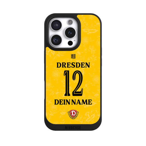 Apple iPhone 16 Pro NIVOpure Dynamo Dresden Trikot Personalisierbar 25-26