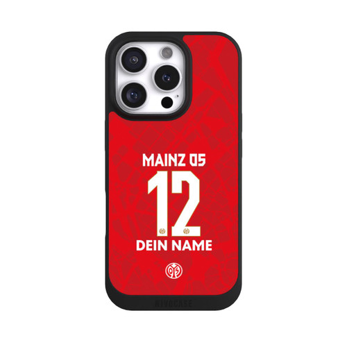 Apple iPhone 16 Pro NIVOpure Mainz 05 Trikot Personalisierbar 25-26
