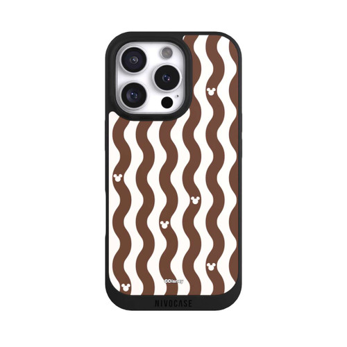 Apple iPhone 16 Pro NIVOpure Mickey Mouse Brown Pattern Waves