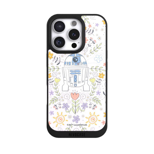 Apple iPhone 16 Pro NIVOpure R2D2 Blumen Muster