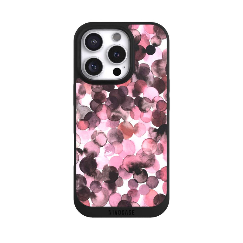 iPhone 16 Pro NIVOpure Blätterzauber Pink