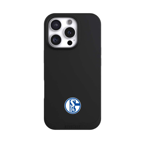 Apple iPhone 16 Pro NIVOpure FC Schalke 04 Logo Klein Transparent
