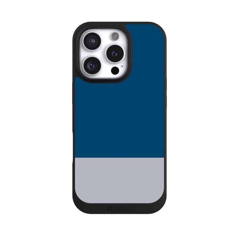 iPhone 16 Pro NIVOpure Dark Blue and Grey Color Combination