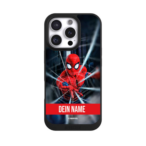 Apple iPhone 16 Pro NIVOpure Spiderman Webs in Action personnalisable