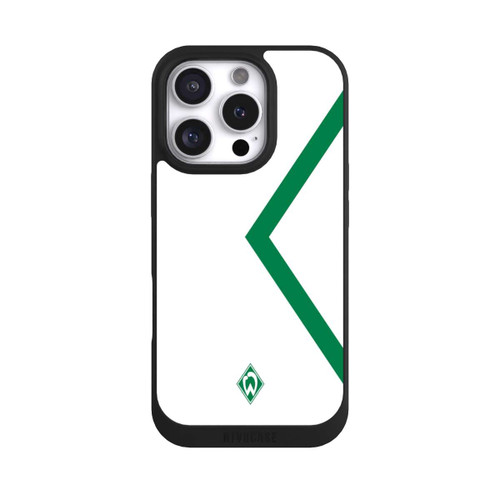 Apple iPhone 16 Pro NIVOpure Werder Bremen diamond-shaped green