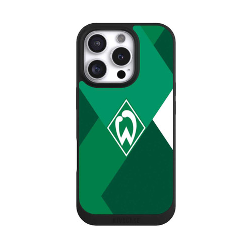 Apple iPhone 16 Pro NIVOpure Werder Bremen Diamond Pattern