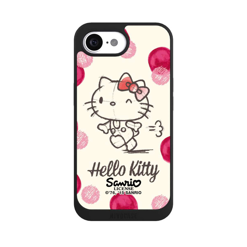 iPhone 16e NIVOpure Hello Kitty - Points roses
