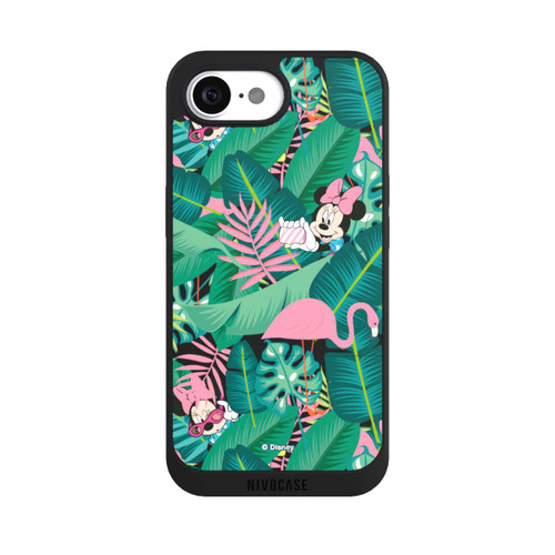 Apple iPhone 16e NIVOpure Minnie Summer Palmblätter ohne Hintergrund