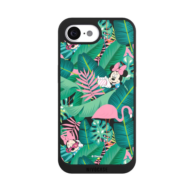 iPhone 16e NIVOpure Minnie Summer Palmblätter ohne Hintergrund