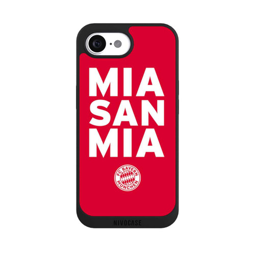 Apple iPhone 16e NIVOpure Mia San Mia FCB Rot