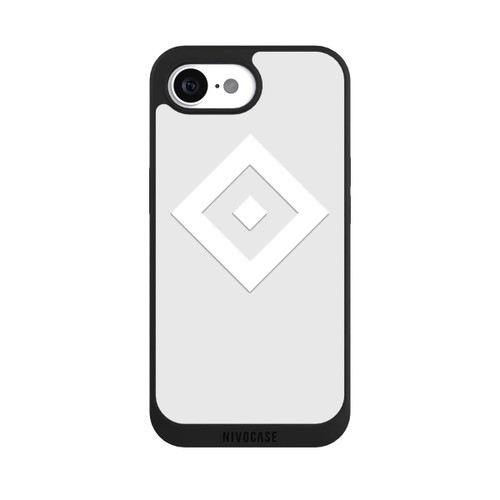 Apple iPhone 16e NIVOpure Rauten Logo auf HSV Grau