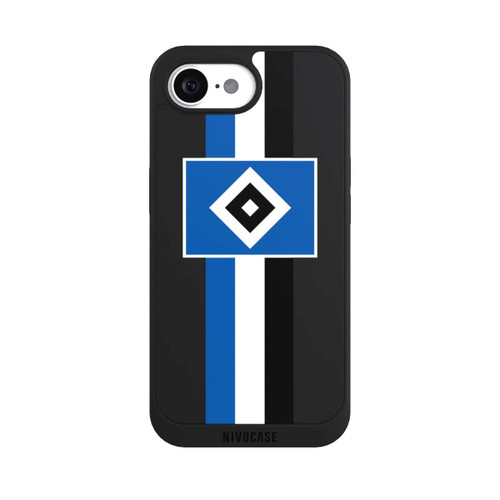 Apple iPhone 16e NIVOpure HSV Streifen - Blau-Weiß-Schwarz - ohne Hintergrund