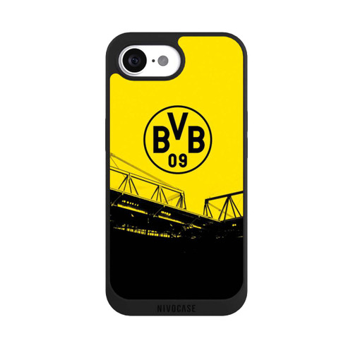 Apple iPhone 16e NIVOpure Stadion Schwarz-Gelb - BVB