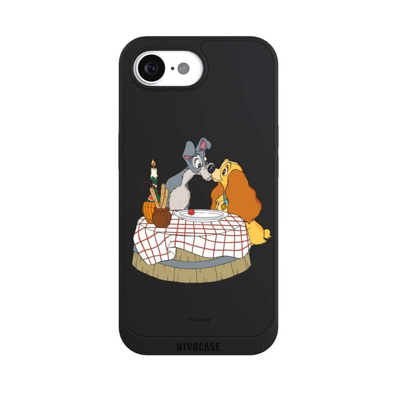 iPhone 16e NIVOpure Lady and the Tramp Kiss Transparent