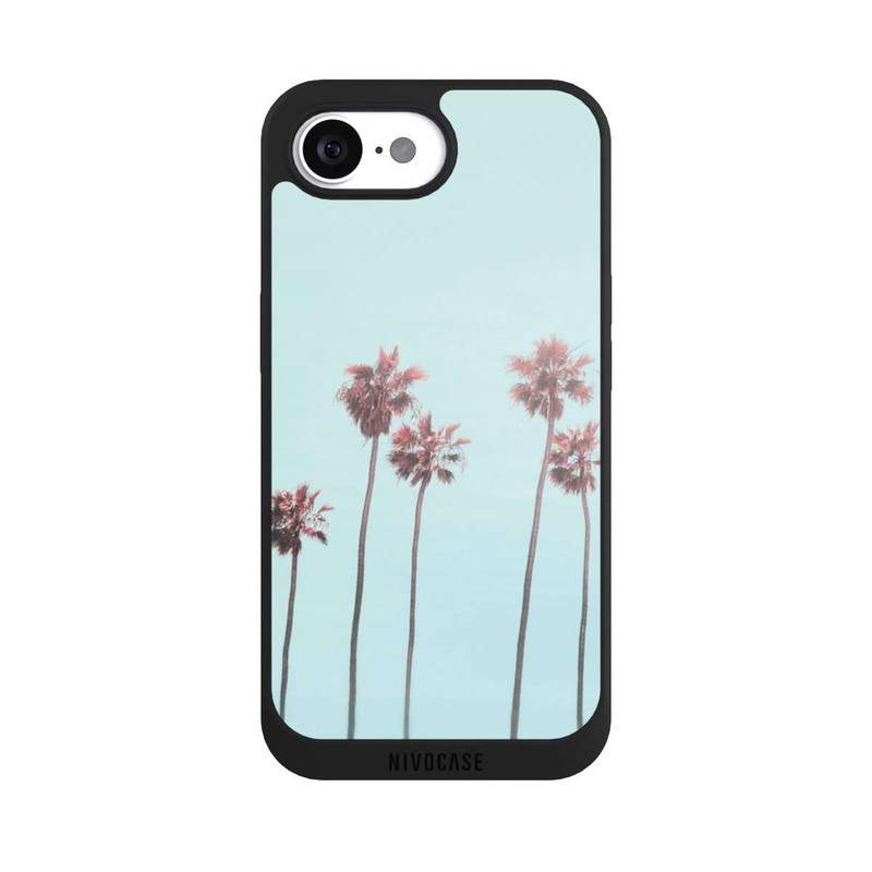 iPhone 16e NIVOpure Pink Light Paradise Beach Palm