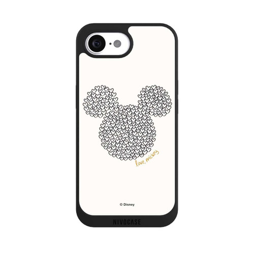 Apple iPhone 16e NIVOpure Mickey Black and White