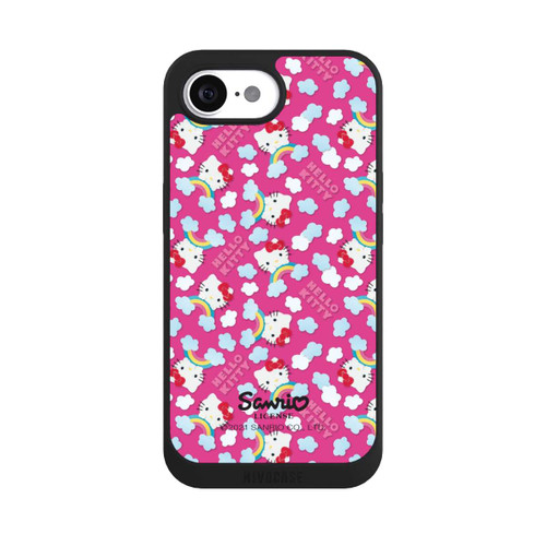 Apple iPhone 16e NIVOpure Hello Kitty Regenbogenmuster