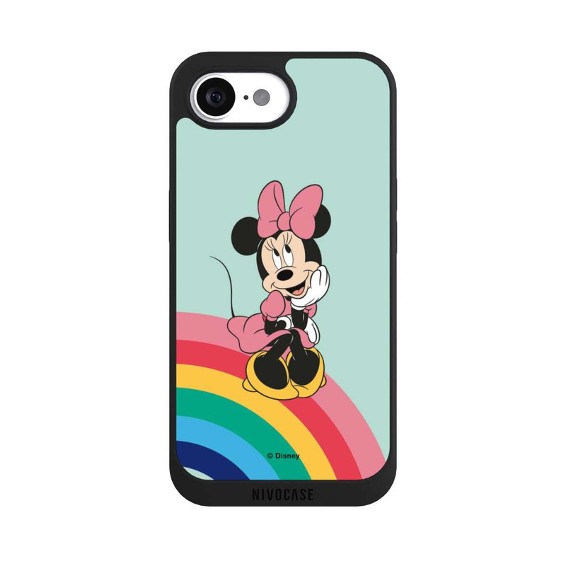 iPhone 16e NIVOpure Minnie Regenbogen Portrait