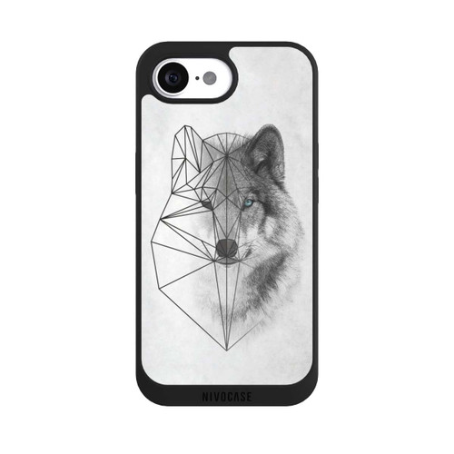 Apple iPhone 16e NIVOpure Polygonaler Wolf