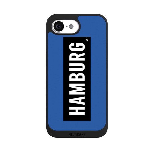 Apple iPhone 16e NIVOpure HSV Hamburg Schwarz Blau
