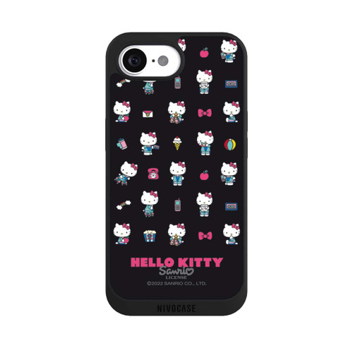 Apple iPhone 16e NIVOpure Hello Kitty 90s Schwarz