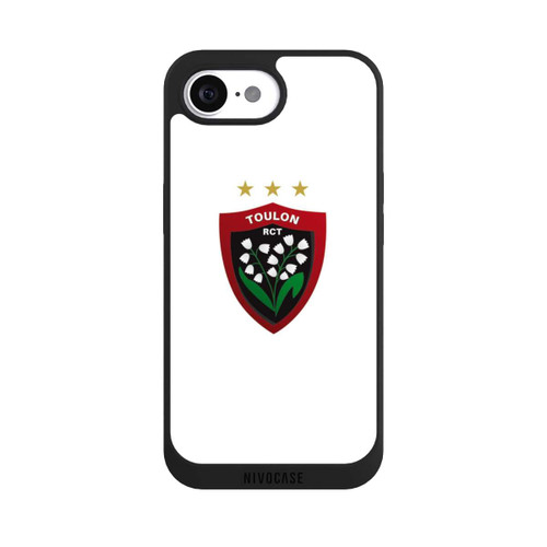 Apple iPhone 16e NIVOpure Logo RC Toulonnais Blanc