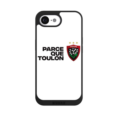 Apple iPhone 16e NIVOpure RC Toulonnais PQT Blanc