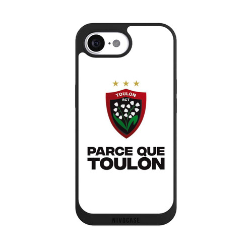 Apple iPhone 16e NIVOpure RC Toulonnais Blanc