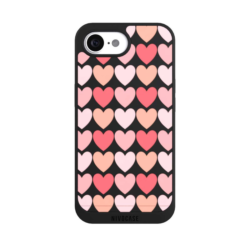 iPhone 16e NIVOpure Pink Shadow Hearts