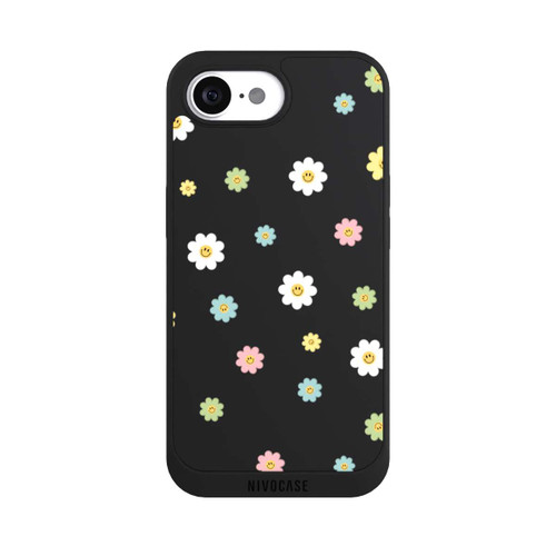 Apple iPhone 16e NIVOpure Flower Power klein transparent