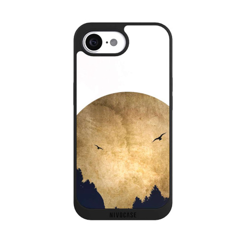 Apple iPhone 16e NIVOpure Deux oiseaux et la lune