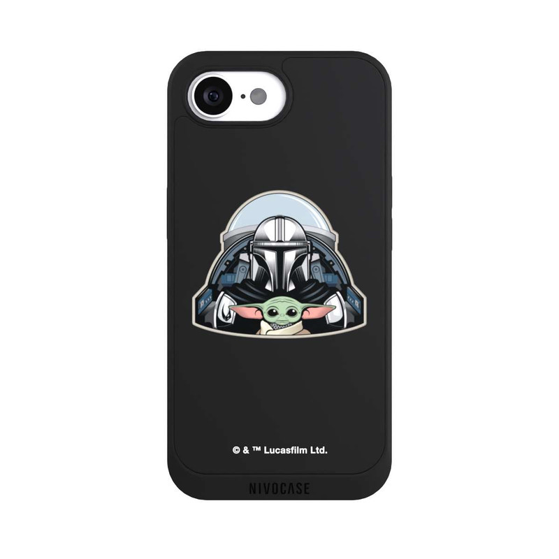 iPhone 16e NIVOpure Mando und Grogu Transparent