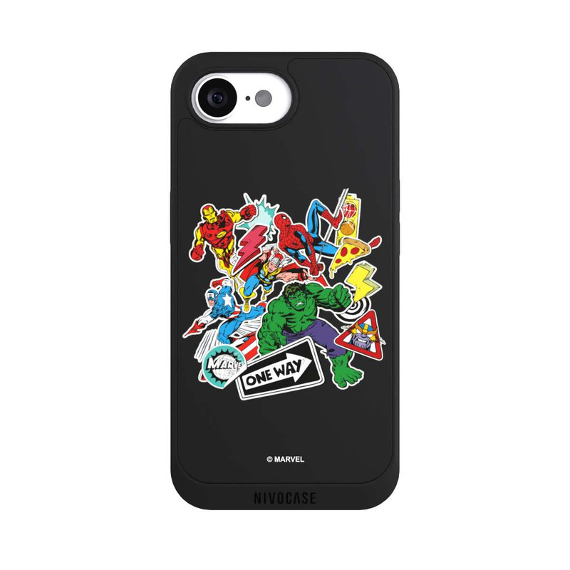 iPhone 16e NIVOpure Capitan American Shield Transparent