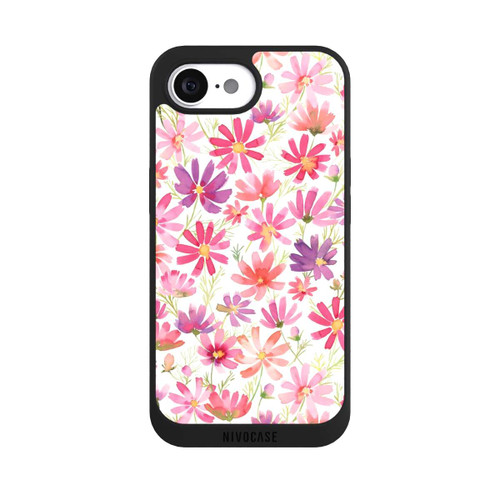 Apple iPhone 16e NIVOpure Boho Cosmos Flowers Purple