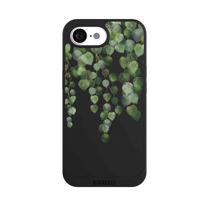 iPhone 16e NIVOpure Eucalyptus Hanging Watercolor Transparent