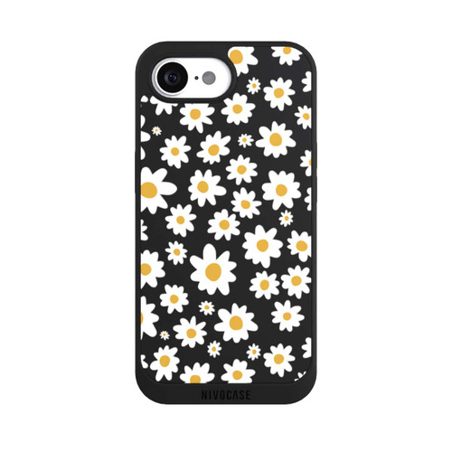 Apple iPhone 16e NIVOpure Daisy Flower Seamless Pattern Transparent