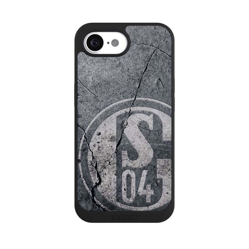 iPhone 16e NIVOpure Schalke 04 Beton Look