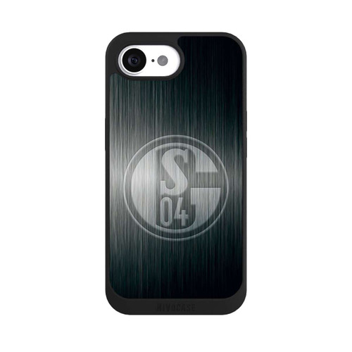 Apple iPhone 16e NIVOpure Schalke 04 Metall Look