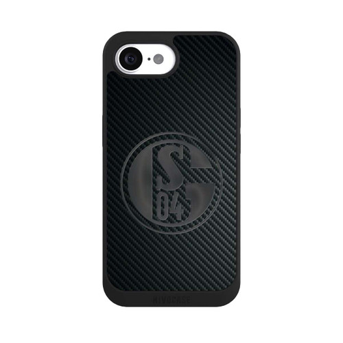 Apple iPhone 16e NIVOpure Schalke 04 Carbon Look